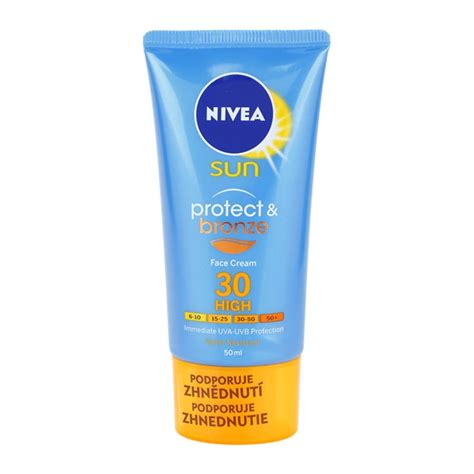 nivea sun protect & bronze spf 30|affordable face spf 30 sunscreen.